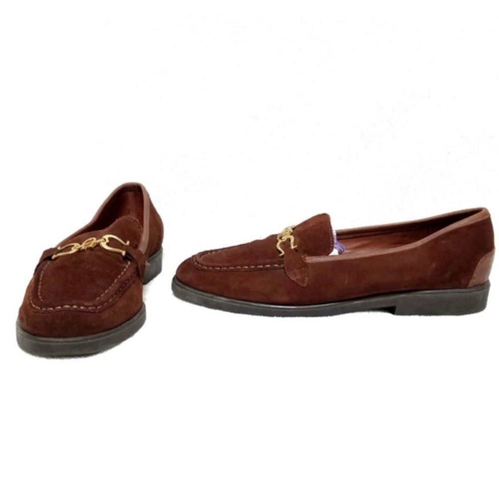 𝅺VINTAGE 80s Etienne Aigner Tulsa Suede Loafers 8.5